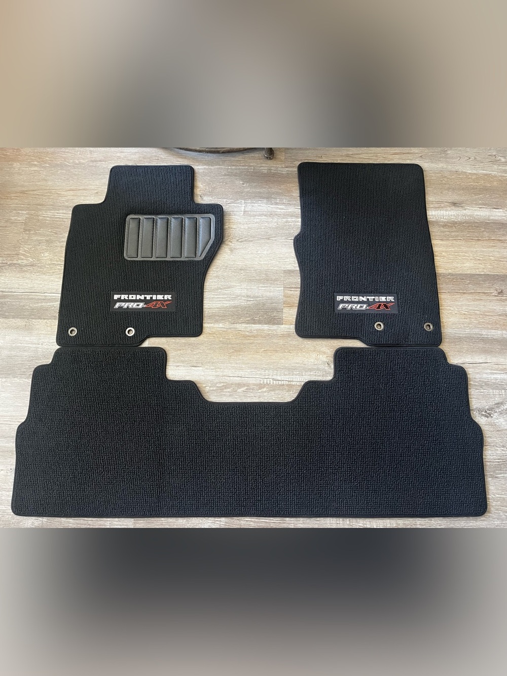 Nissan Frontier PRO-4X Black Floor Mats - Set of 3